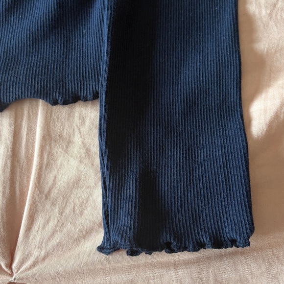 J Crew Perfect Rib Rhinestone Button Cardigan in Navy - size Small - Picture 3 of 5